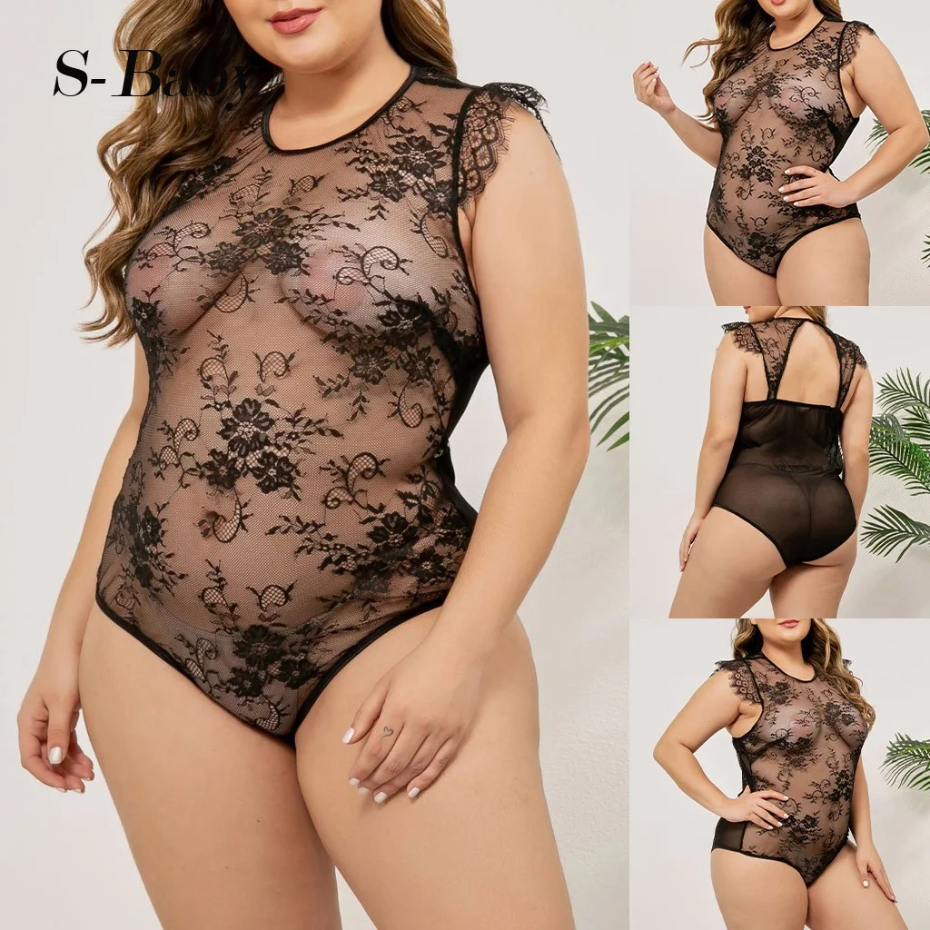 2020 черное сексуальное кружевное нижнее белье боди с открытой спиной чулки для