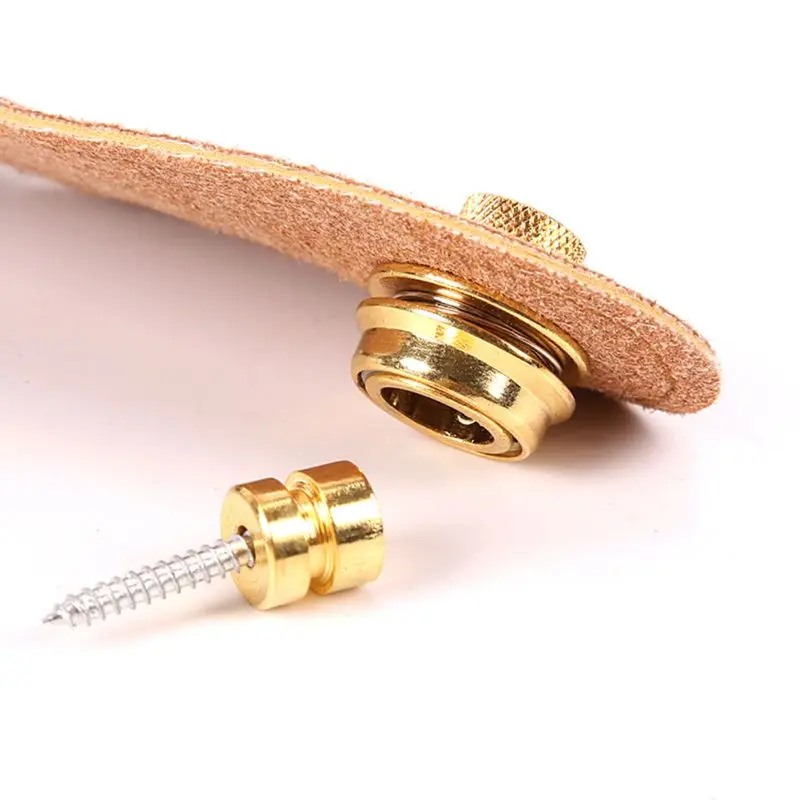 2020 замок для гитарного ремня хромированная кнопка со стреплоком всех