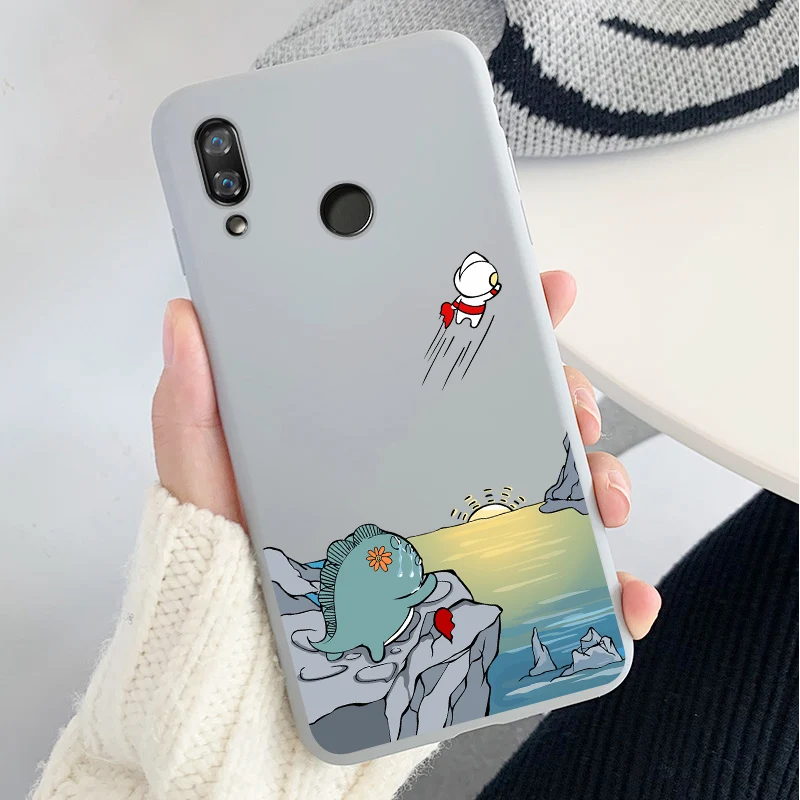 PDGB Живопись чехол для huawei Honor 8X 8C 9X 7X 7C 7A V20 V30 Pro 20 20s 9 10 Lite Play 3 Y6 Y7 Y9 с рисунком героев мультфильмов, крышка корпуса