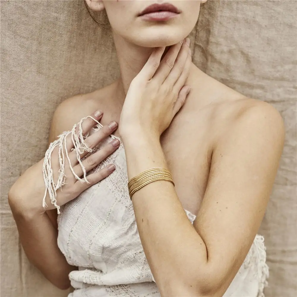 

Luxury 925 Sterling Silver Multilayer Tassel Bracelet Women Fashion Jewelry Engagement Wedding Lady Adjustable Bracelets Jewelry