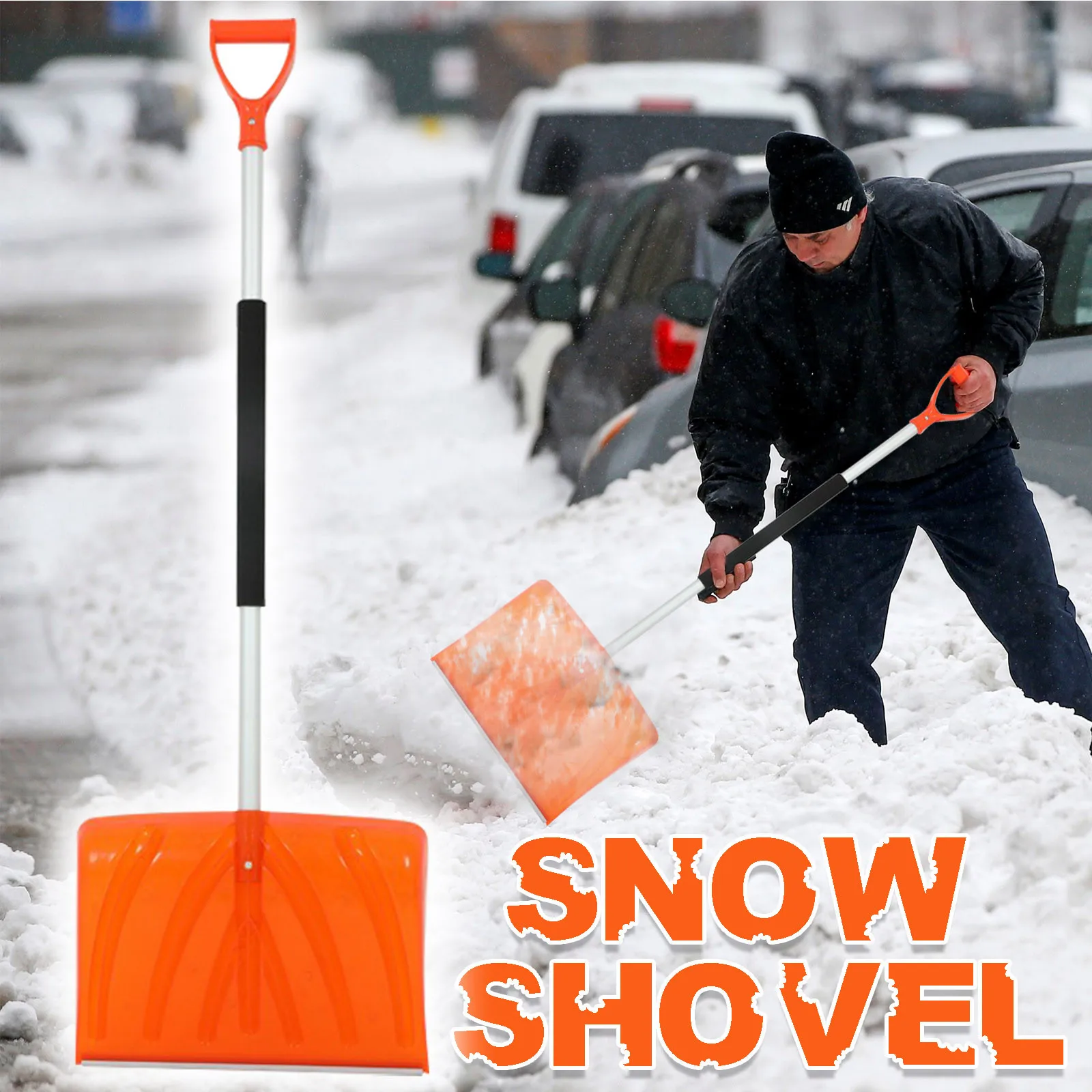 

Windshield-cleaner Snow-shovel Plastic Aluminium Blade Security-tools Winter Camping Winter Snow Shovel Blade Width Snow Shovel