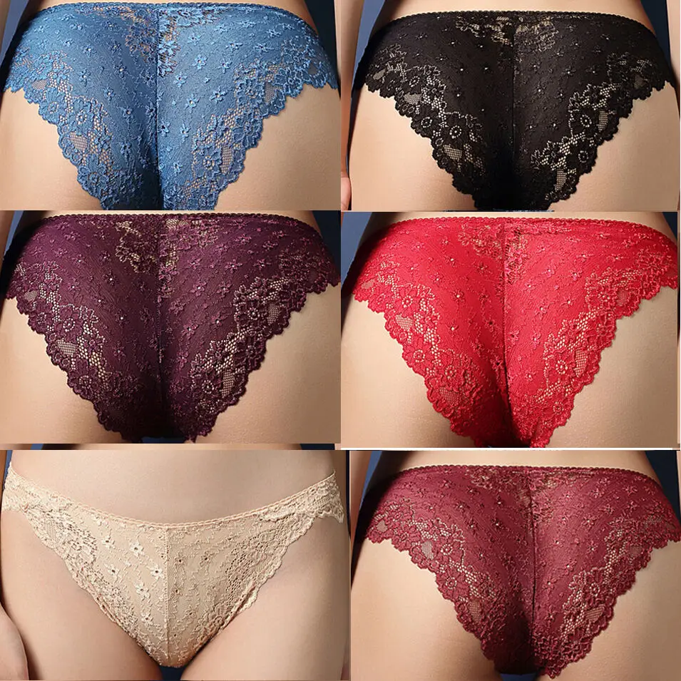 

Women Sexy Lace Hipster Underpants Lingerie Underwear Lace Floral Sexy Multicolor Briefs Shorts Panties