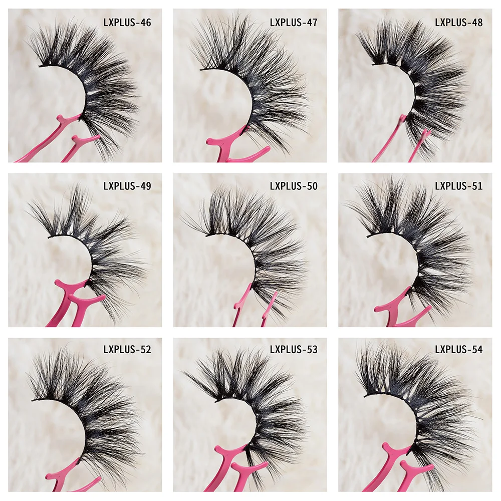 

LASHWOODS 25mm Long Mink Lashes Extra Length Mink Eyelashes Big Dramatic 5D Mink Lashes 100% Cruelty Free Handmade Fake Lashes
