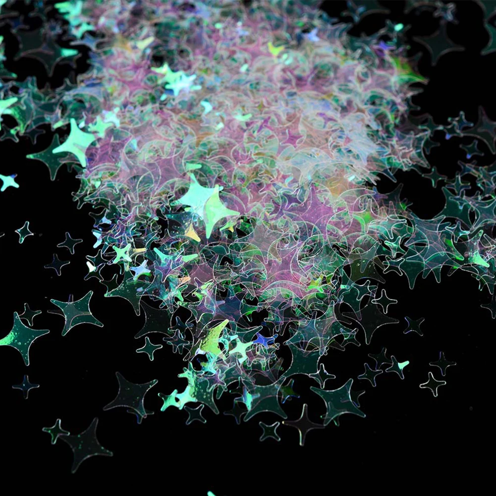 Блестящий Spangle профессиональный маникюрный блеск для ногтей со звездами блестки