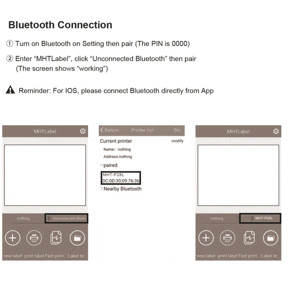IssyzonePOS 80 мм наклейка этикетка чековый термопринтер USB Bluetooth портативный принтер 1D 2D штрих-код печать для розничной торговли