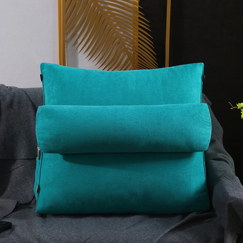 Удобные бархатные туфли на танкетке Подушка чтения кровати большой диван