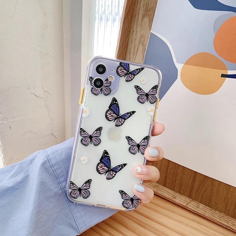 Чехол-накладка для iPhone 13 13pro 12 11 Pro Max X XR XS 8 7 Plus из ТПУ с защитой камеры | Мобильные