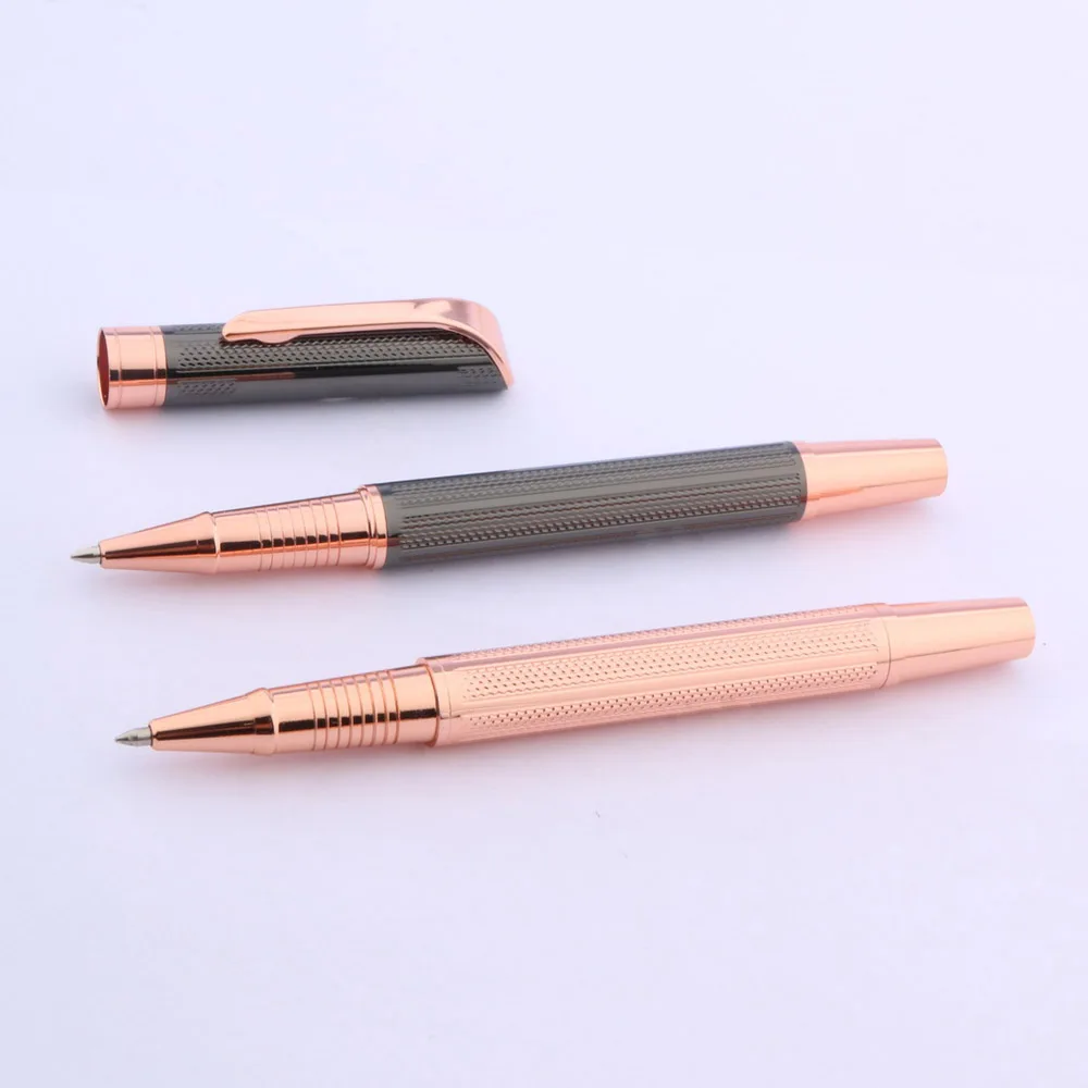 Новая красивая школьная шариковая ручка розового и золотого цвета|rollerball pen|gift penpen