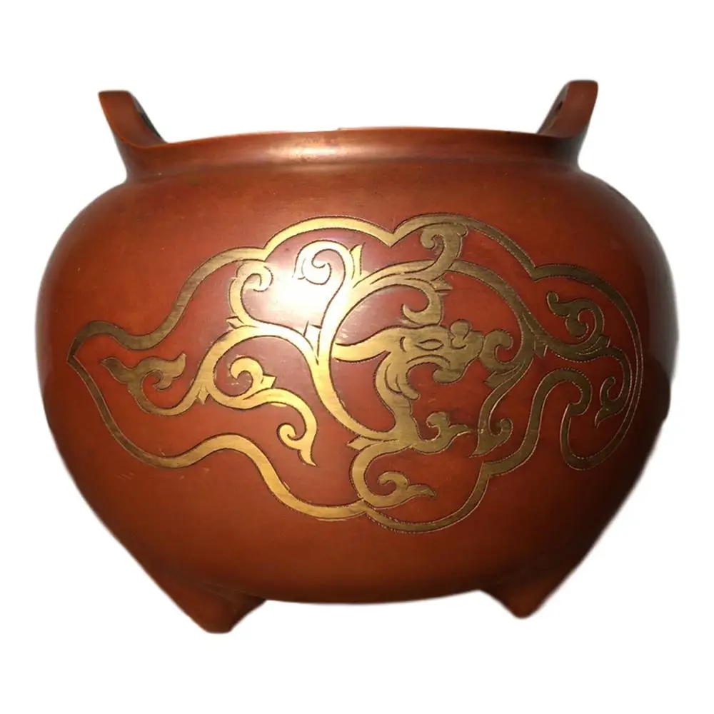 

LaoJunLu Pure Copper And Copper Incense Burner Imitation antique bronze masterpiece collection of solitary Chinese traditional