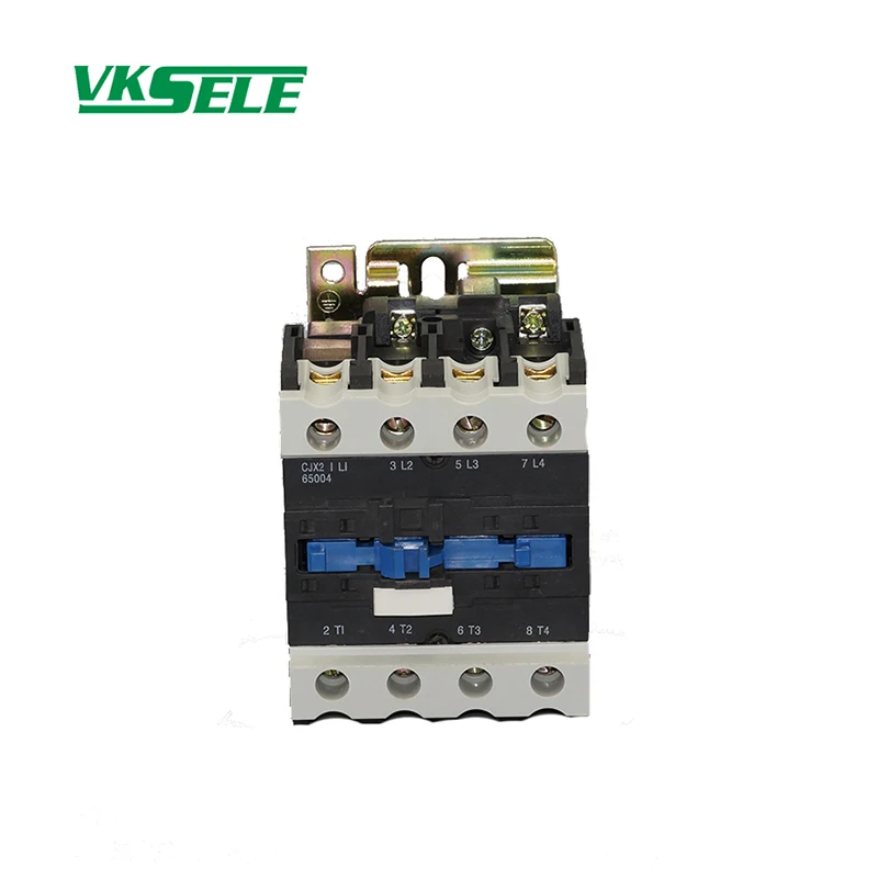 

CJX2-50004 4NO CJX2-50008 2NO2NC LC1-D50 series 4 Poles 50A normally closed types of magnetic contactor