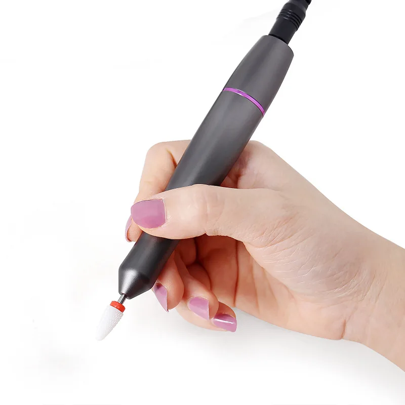 

Nail Drill Electric Nail File Portable Nail Drill Machine Professional Manicure Kit with 1 Nail Drill Heads