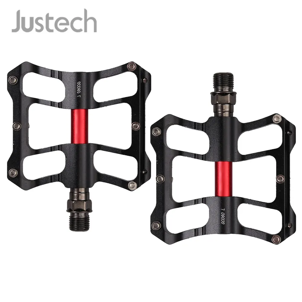 

Педали для горного велосипеда Justech GC060, промышленные подшипники для горного велосипеда, BMX, алюминиевый сплав, черные велосипедные педали, 1 п...