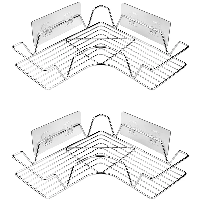 

Душевая стойка Caddy угловая, 2 шт., трехугловая, полка для душа, душевая стойка, без сверления