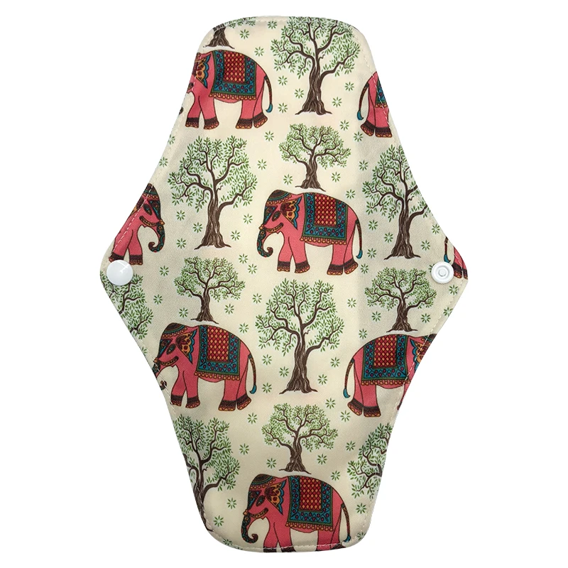 Almohadillas menstruales de 18x25CM para uso nocturno para mujer, almohadilla Menstrual reutilizable, transpirables, lavables-1