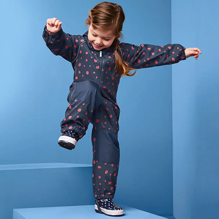 Детский флисовый комбинезон для девочек ветрозащитный/водонепроницаемый