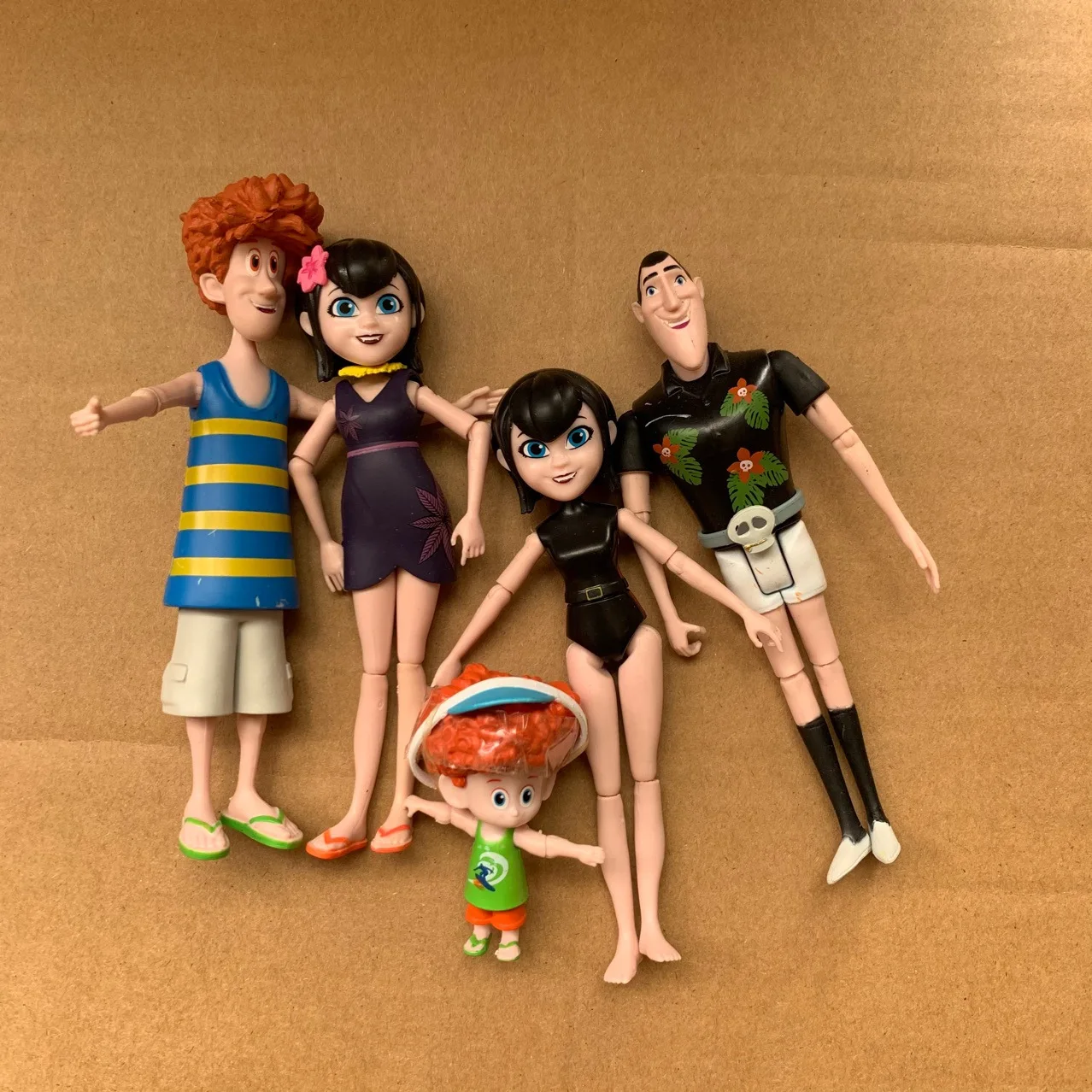 Экшн-фигурки из Трансильвания игрушки Дракула Джонни Деннис Мавис Фрэнка