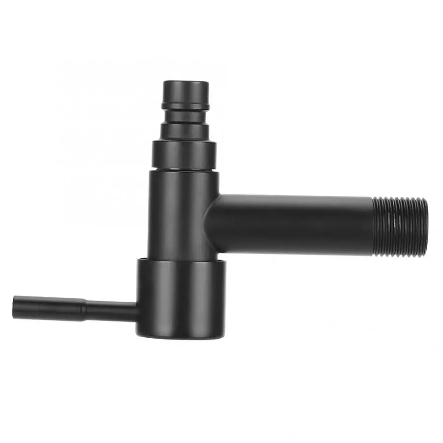 G1/2in Black Stainless Steel Washing Machine Faucet Single Cold Sink Water Tap Freeze-proof Crack-proof | Обустройство дома