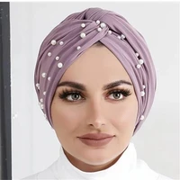 muslim cotton turban scarf for women islamic jersey hijab caps arab wrap head scarves turban hat femme musulman turbante mujer