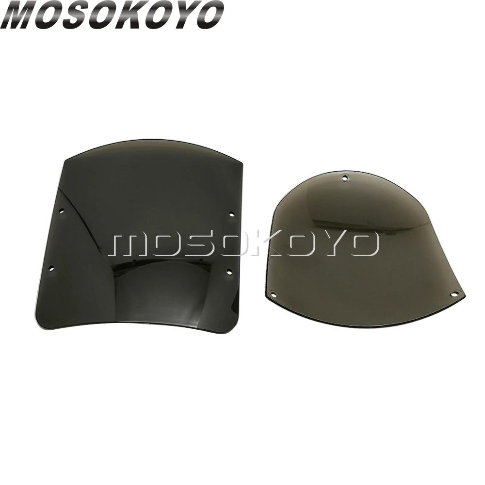 Дым фары Обтекатели лобового стекла для Harley Sportster XL 883 1200 Железный XL883N Dyna 1995-2005