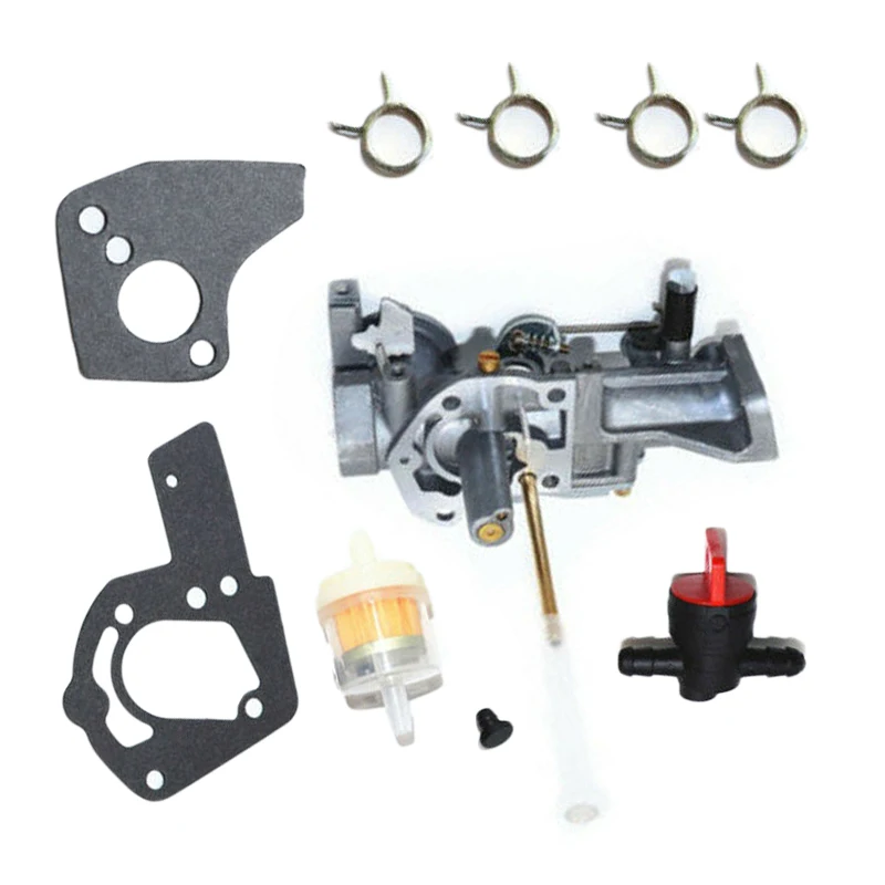 Tools set Долговечный карбюратор в комплекте подходит для Briggs& Stratton 92200 80200 серии 3-3,5 hp детали двигателя 2* прокладки 4* Зажимы 1* топливный фильтр - Цвет: Tools set