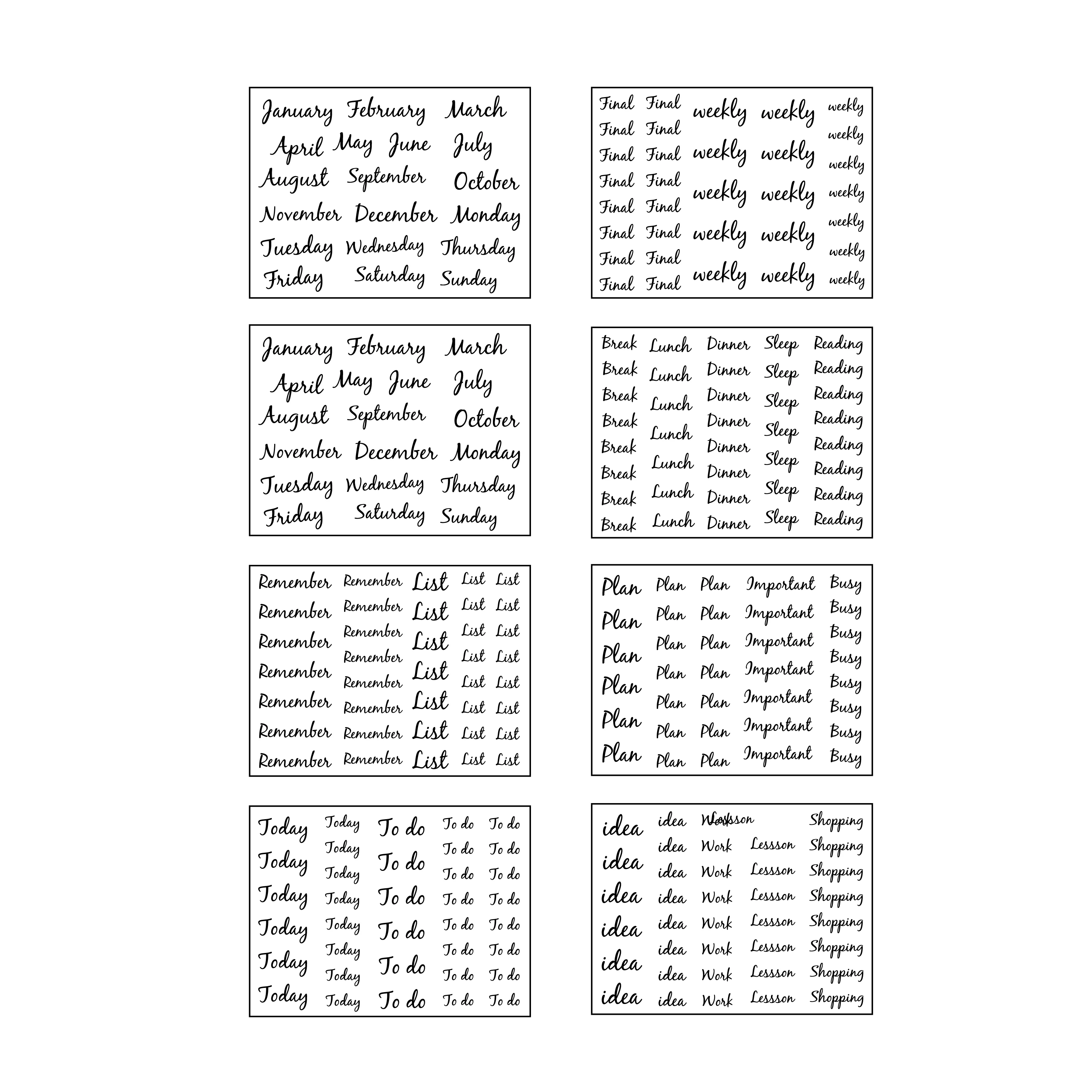 Наклейки с буквами самоклеящиеся наклейки ефемы для рукоделия 8 шт. скрапбукинга