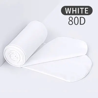 Женские колготки для балета 80D 90D 800D, бархатные леггинсы для взрослых, колготки для гимнастики, балета - Цвет: 80D White