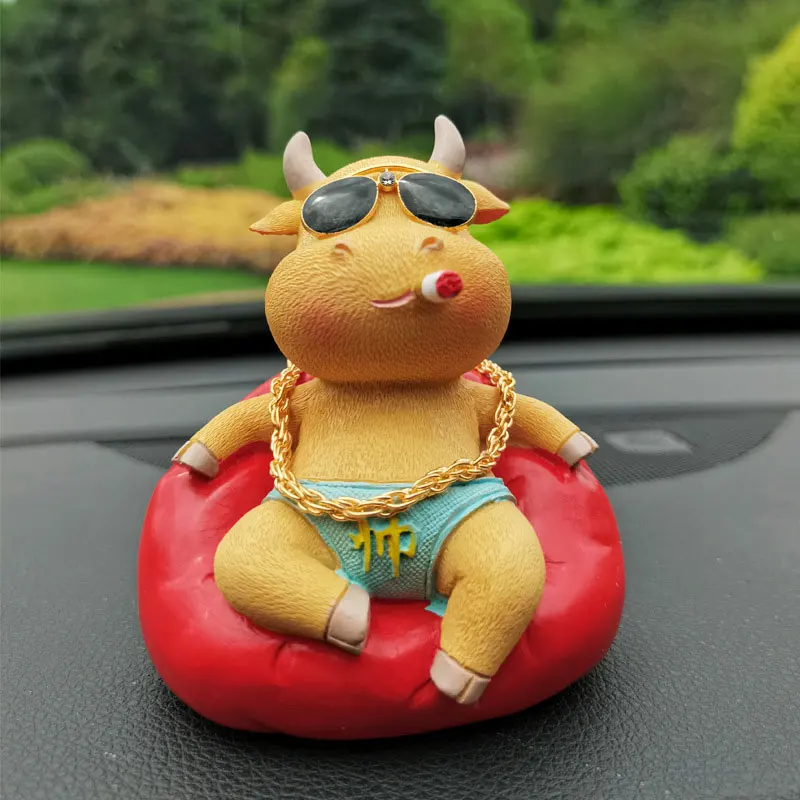 2021 год Китайский Зодиак быка изделия из смолы украшения для дома с Новым годом