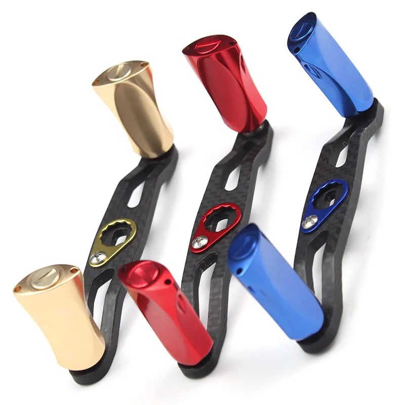 

Рыболовная катушка с ручкой из углеродного волокна для Daiwa Abu Allloy, размер отверстия 8*5 мм, длина 105 мм