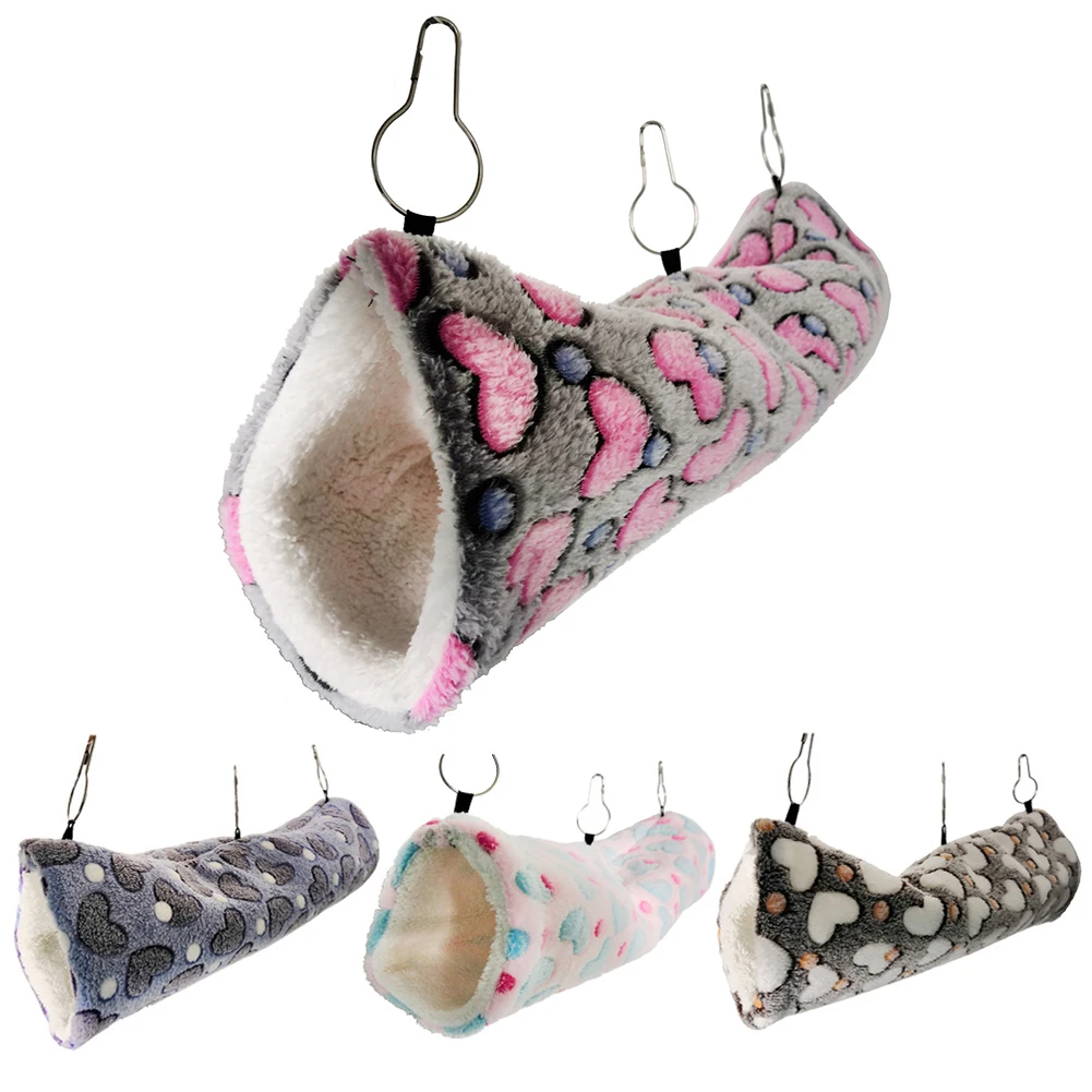 

1pc Hamster Tunnel Hammock Internal Cotton Pet House Winter Warm Sleeping Bed for Small Animals Pet Products