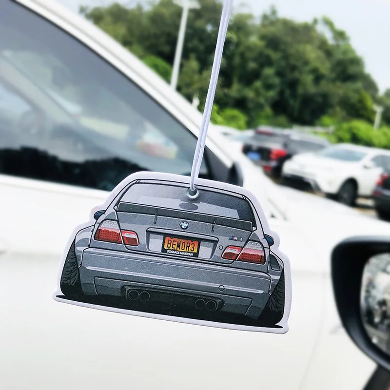 12 Black ice JDM СТИЛЬ автомобиля заднего вида Mirrow Pendent освежитель воздуха твердый бумажный поршневой тормозной диск Nos турбоколесо обод амортизатор - Название цвета: 12 Black ice