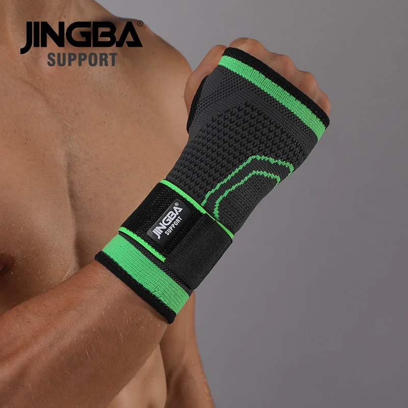 JINGBA поддержка 1 шт. нейлоновая Спортивная Защитная Экипировка для бокса кисть рук