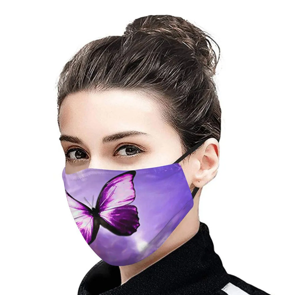 

Animal 3d Print Protective Mask Reusable Pm2.5 Filter Mouth-muffle Cover Washable Dust Bacteria Proof Face Adult Mask Masker d5