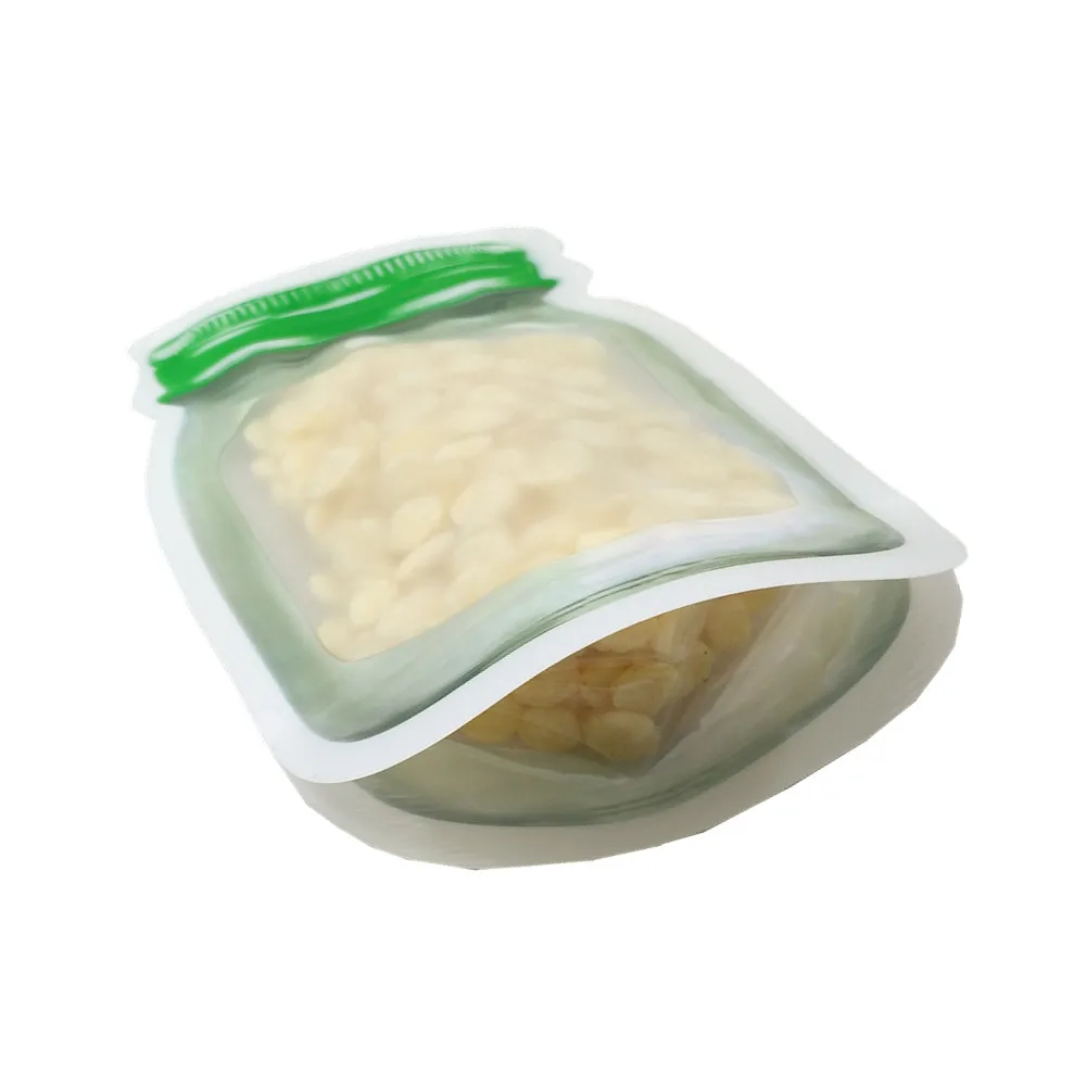 50 шт./лот пластиковые Матовые прозрачные пакеты с замком на молнии многоразовые