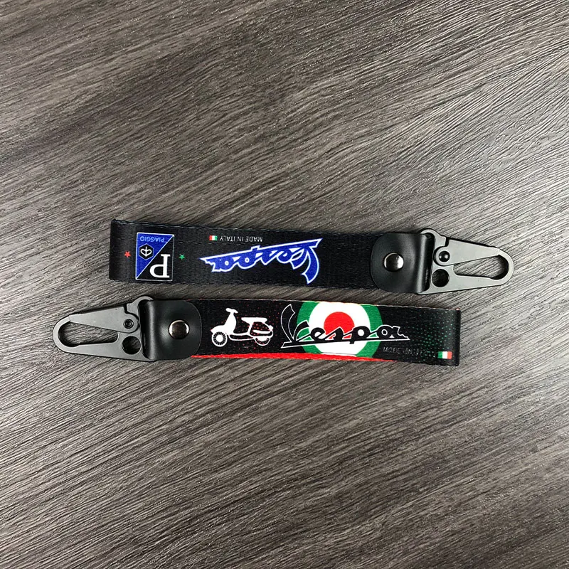 Аксессуары для мотоциклов брелок ключей с вышивкой Piaggio Vespa Primavera 150 SPRINT GTS 300 ie LXV 125