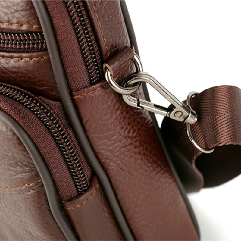 Новые винтажные кожаные сумки для мужчин мужская повседневная сумка на одно