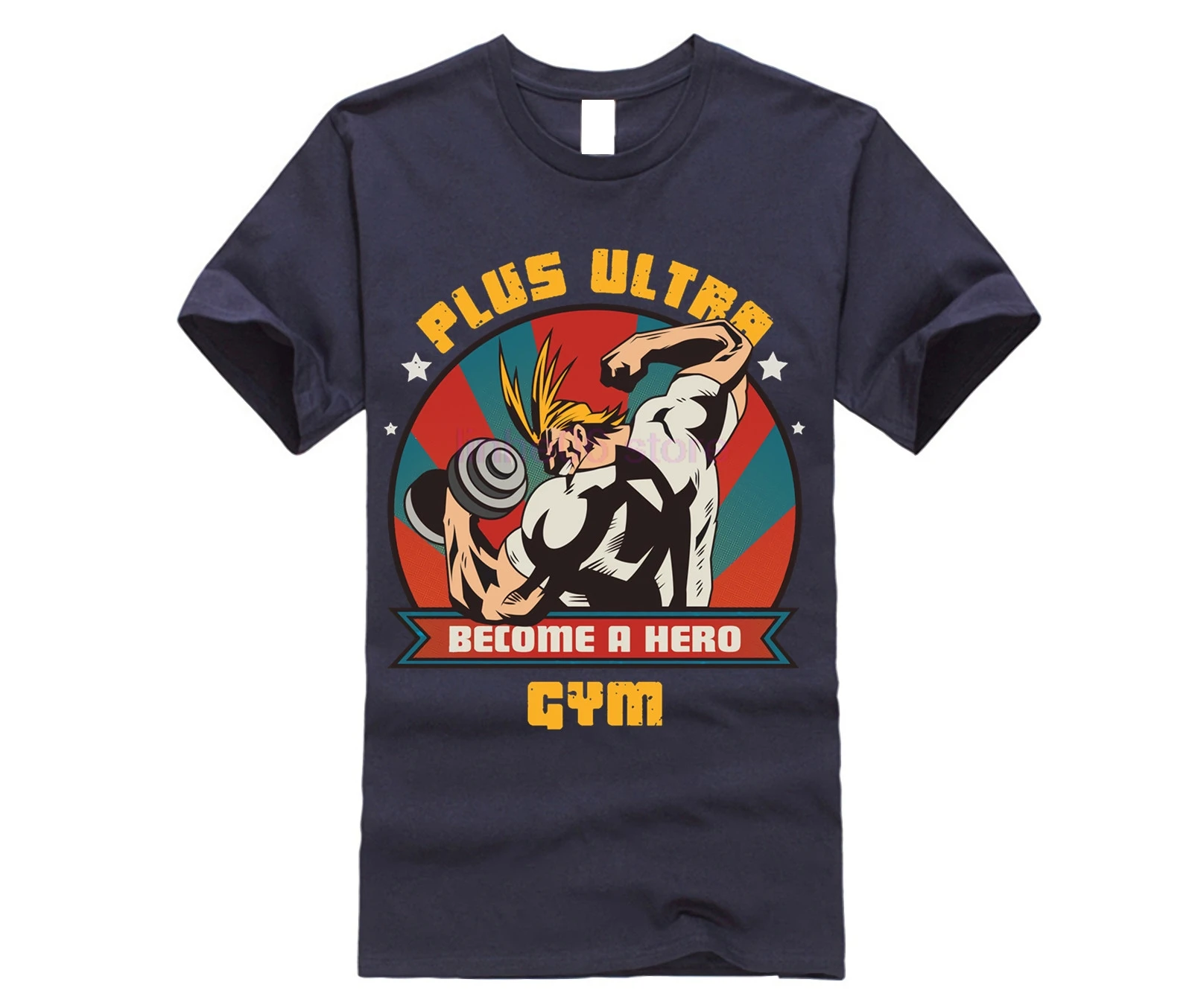 Футболка с надписью Plus Ultra Gym Boku No Hero academic | Мужская одежда