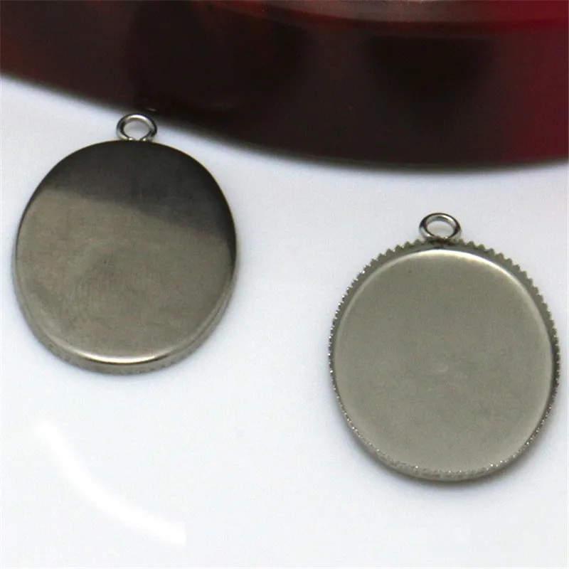 

10pcs/lot 13x18mm/18x25mm Cabochon Base Dentate Bezel Trays Blank for Cabochon Cameo DIY Jewelry Findings