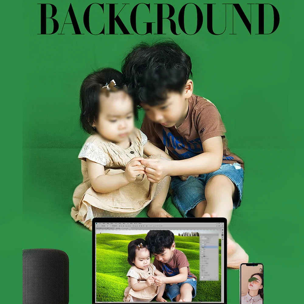 Многоразовый фон для фотосъемки из хлопчатобумажной ткани и муслина|Фон