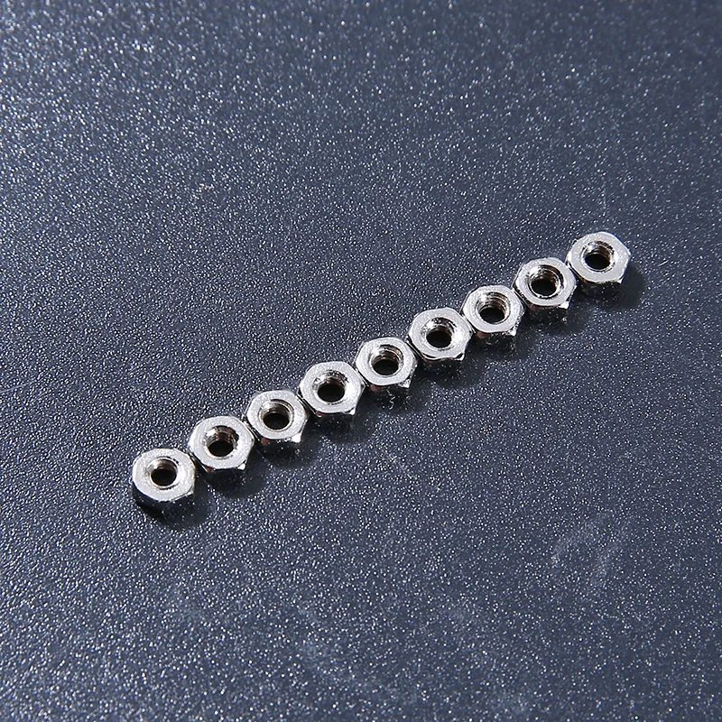 100 шт. Mayitr Шестигранная полная гайка металлические шестигранные гайки крепежные