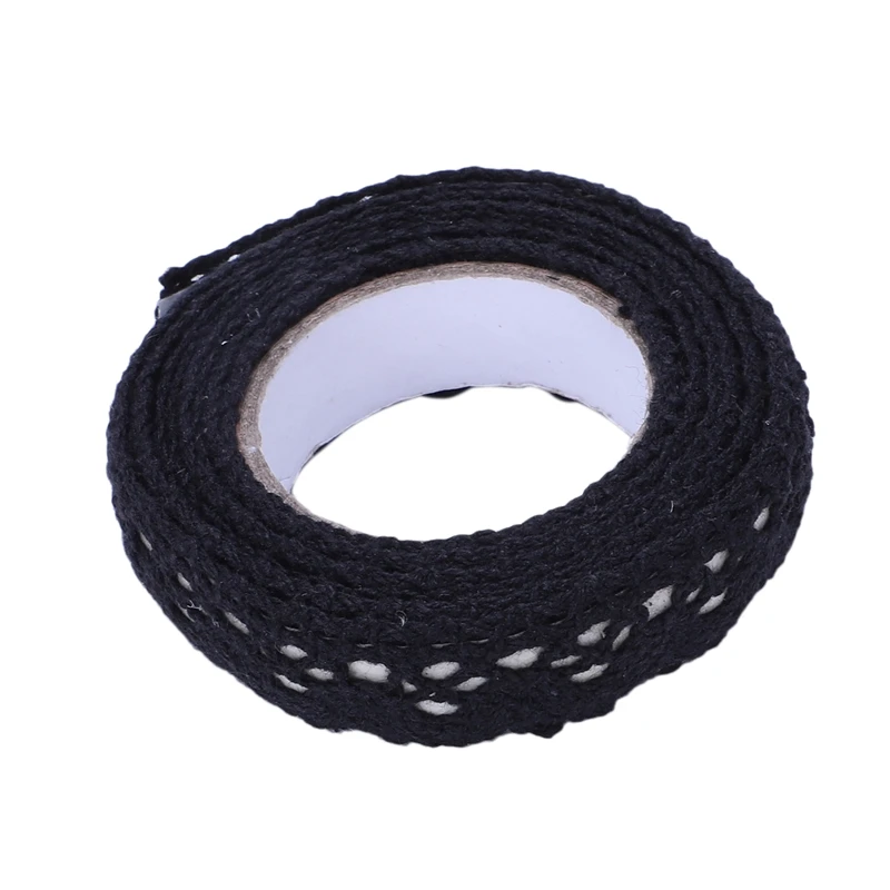 Ткань рулон кружева DIY васи декоративные липкие ленты маскирования клейкие