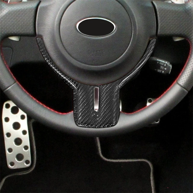

Carbon Fiber Car Accessories Interior Steering Wheel Protective Modification Cover Trim Stickers For Toyota GT86 2012-2016