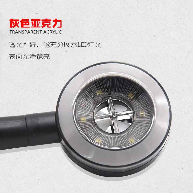 Круглый указатель поворота для мотоцикла светодиодный индикатор переднего и