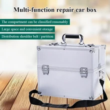 Aluminum alloy Tool Case Portable Outdoor Vehicle Kit Box Equipmen Safety Equipment instrument Case Suitcase Outdoor