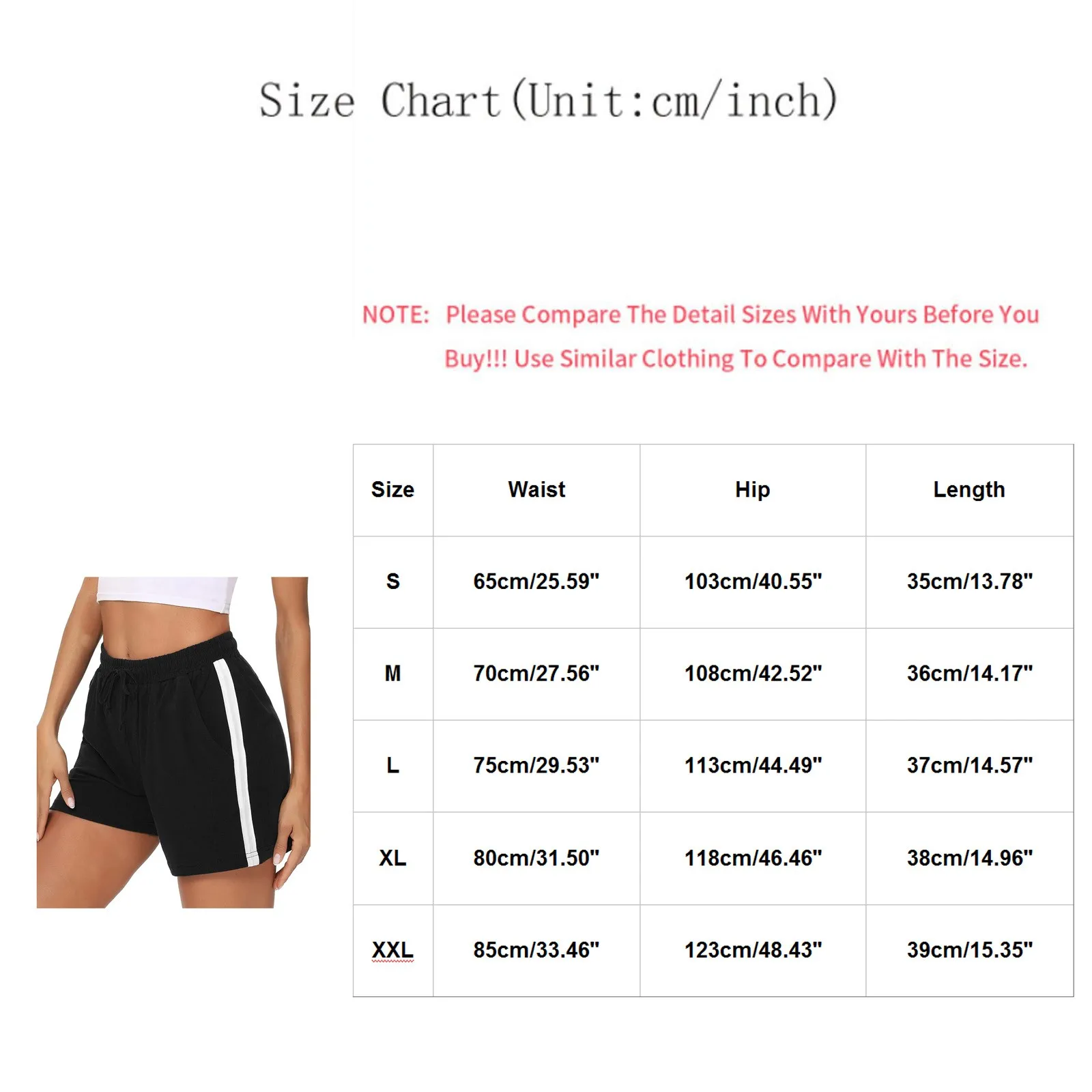 

Summer Leisure Women Shorts Drawstring Pockets High Elasticity Shorts Soft Comfy Activewear Shorts Feminino