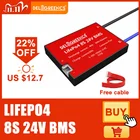 Deligreen 8S 24V 20A 30A 40A 50A 60A BMS для литиевых LiNCM LiFePO4 аккумуляторных батарей DALY BMS 8S LiFePO4 24V железо-фосфатные батареи