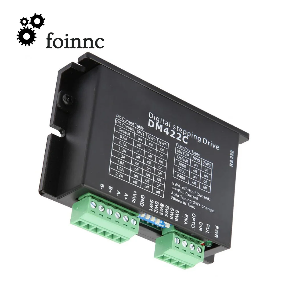 Leadshine 2-фазный шаговый мотор драйвер DM422C DC24V-40V для 42/57 (NEMA17/23) Motor1.0-4.2A |