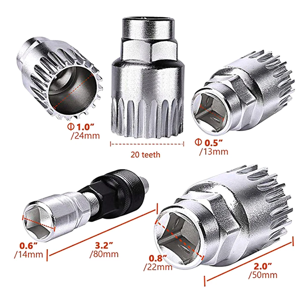 

4pcs/5pcs Repair Tool BB Bottom Bracket Bicycle Crankset Install SpannerWrench Install Kit