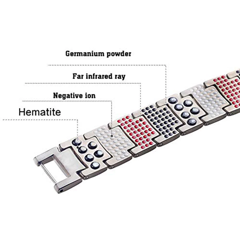 

Fashion Slimming magnetic therapy bracelet detachable multi-point magnet bracelet men's accessories couple bracelet wholesale