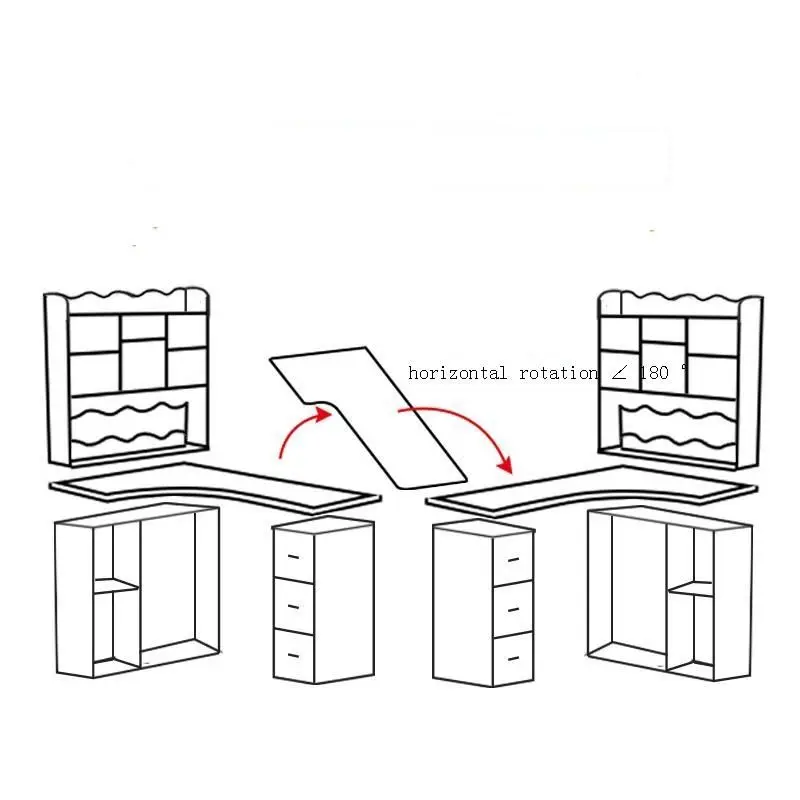 

Escrivaninha Computer Dobravel Bureau Meuble Scrivania Office Furniture Desk Mesa Bedside Laptop Stand Table With Bookshelf