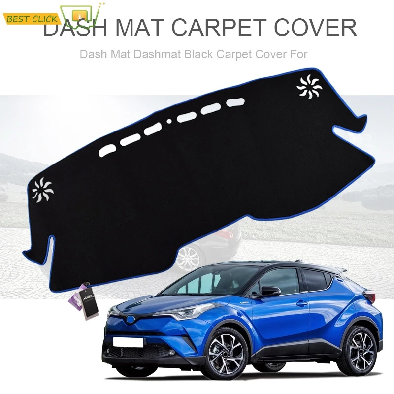 Для Toyota C-HR CHR 2016 2017 2018 2019 автомобильный коврик для приборной панели чехол подушка